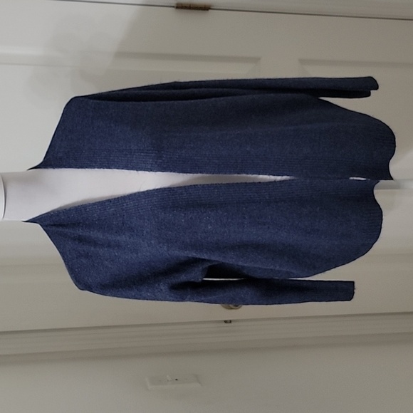 Old Navy Size M Open Cardigan Sweater Dusty Blue Color, Excellent Used Condition - Picture 1 of 11